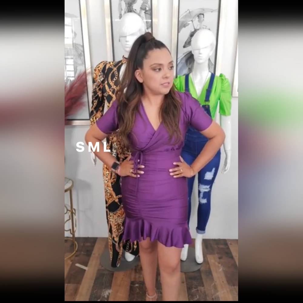 Stylish Purple Dress